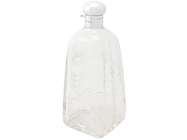 antique cut glass decanter 