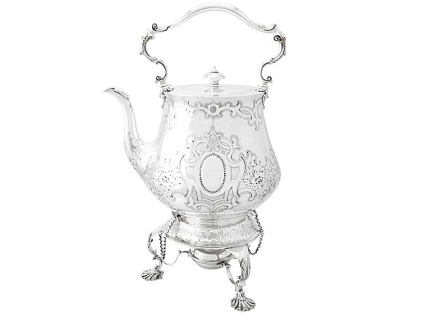 Victorian Silver Spirit Kettle