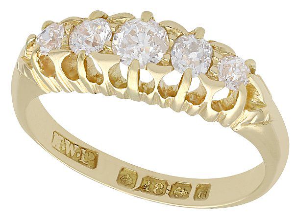 Antique Five Stone Diamond Ring