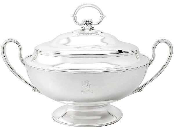 Edwardian silver tureen