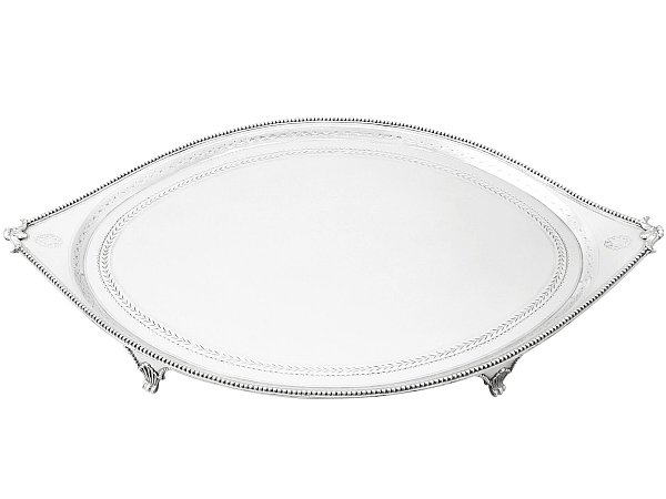 Georgian Silver Salver 