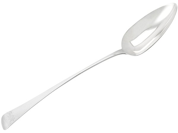 antique silver gravy spoon 