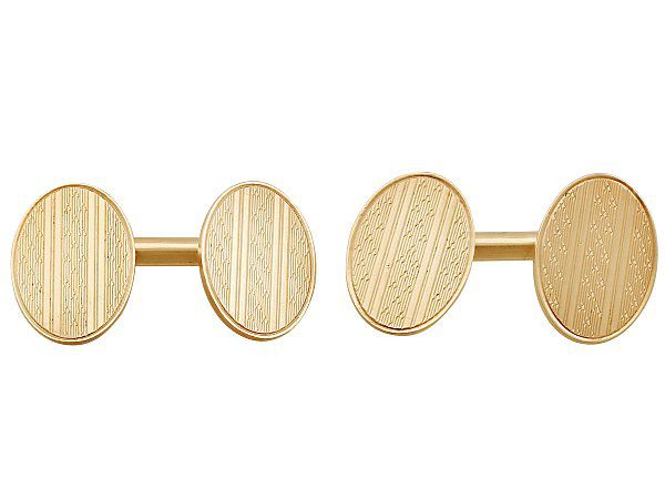 Vintage 9ct Gold Cufflinks