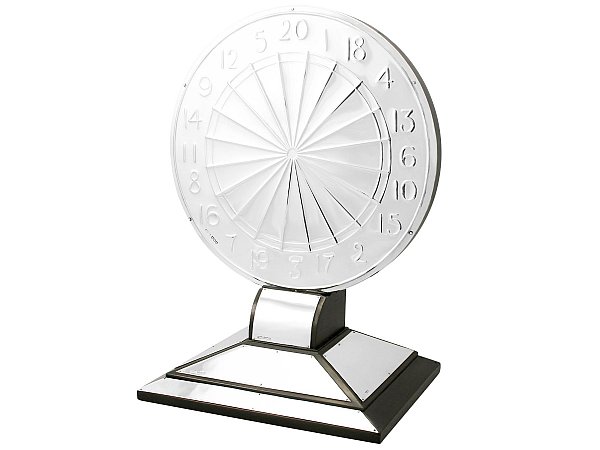 Silver Dartboard Trophy