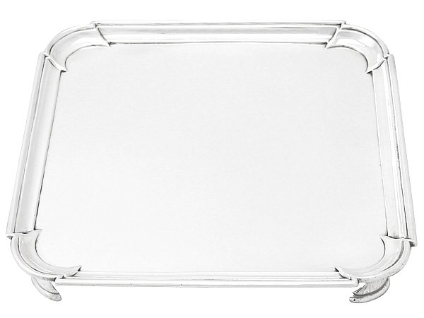 English Silver Salver by Matthew Cooper