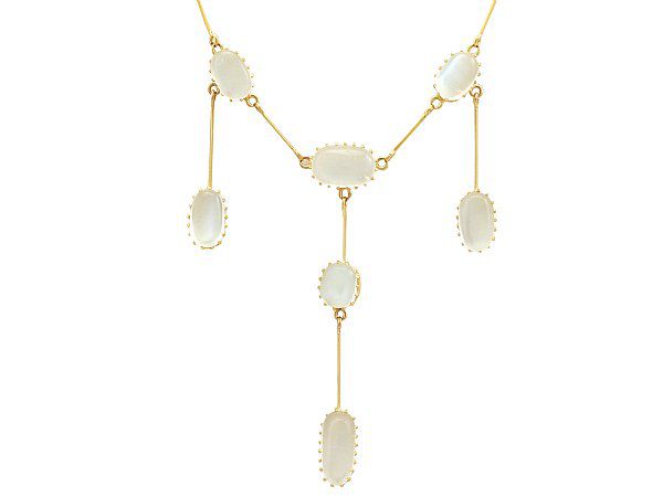 Antique Moonstone Necklace