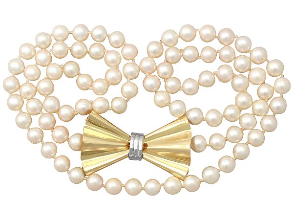 Vintage Pearl Necklace 