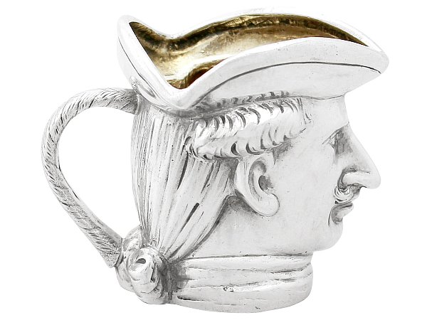 Silver Cream Jug in Hanau Sterling Silver