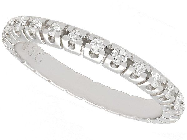 14ct White Gold Diamond Eternity Ring