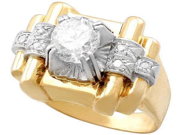 French Diamond Ring