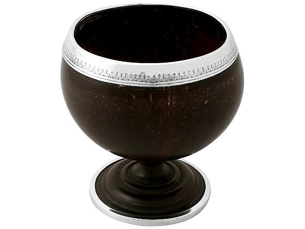 Antique Coconut Cup
