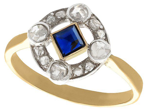 Sapphire & Diamond Dress Ring