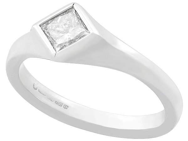 Princess Cut Diamond Solitaire Ring