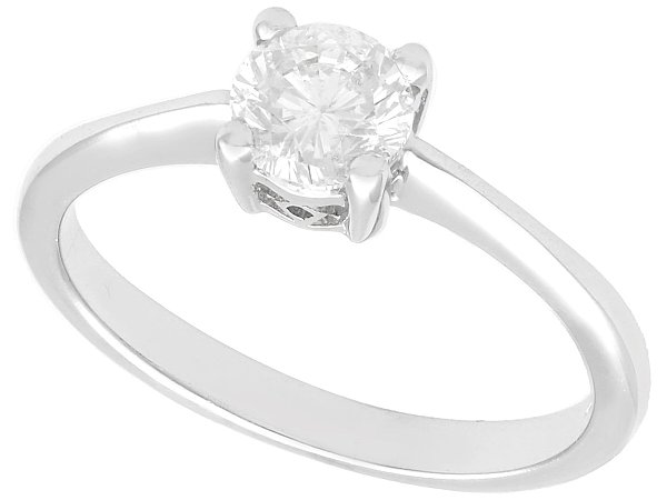 White Gold Brilliant Cut Diamond Ring