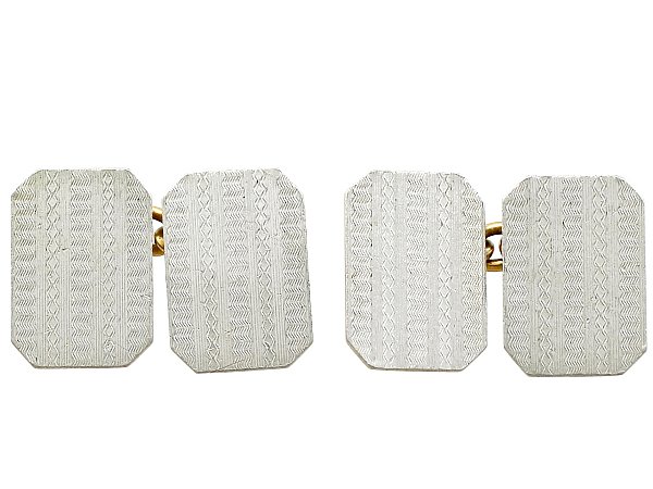 platinum cufflinks