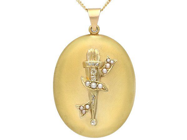 Victorian Gold Locket Antique