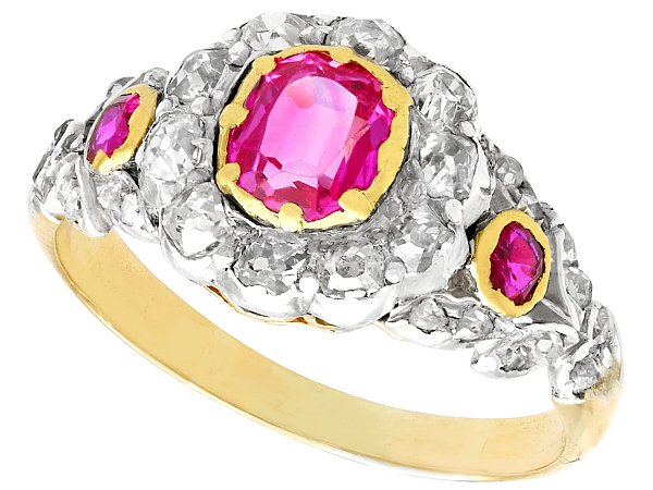 Antique Ruby & Diamond Ring