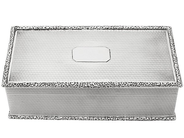 Sterling Silver Cigar Box