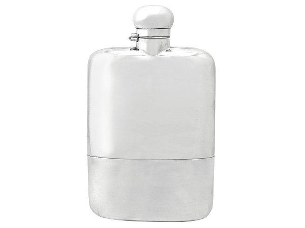 Silver Hip Flask Antique 