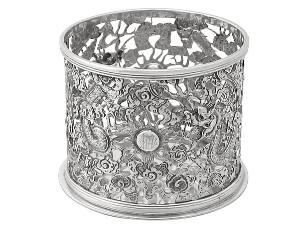 Chinese Silver Coaster