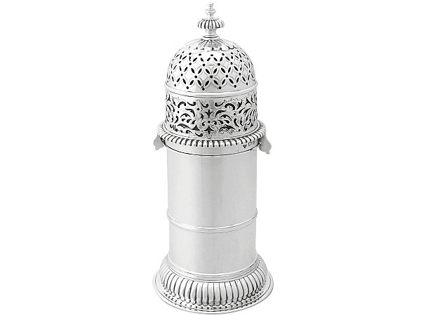 Antique silver sugar caster