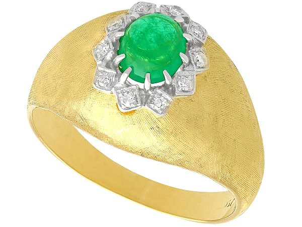 Yellow Gold & Emerald Ring