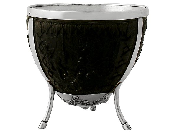Antique Coconut Cup