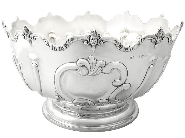 Monteith Style Silver Bowl
