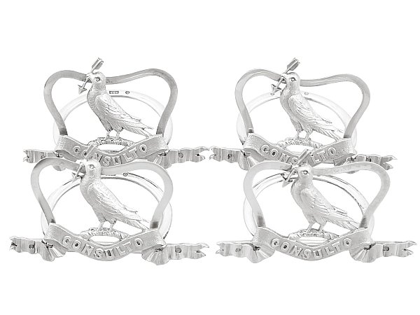 Silver Menu Holders