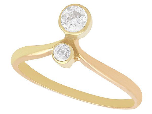 Antique 2 Stone Diamond Ring