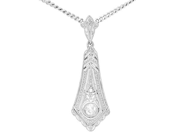 Diamond Drop Pendant 