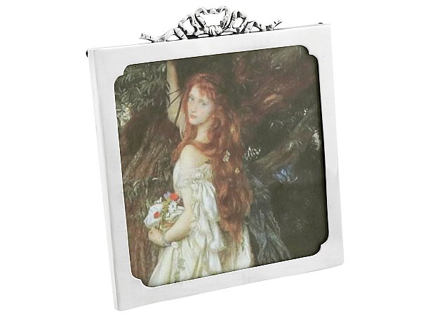 George V Silver Photo Frame