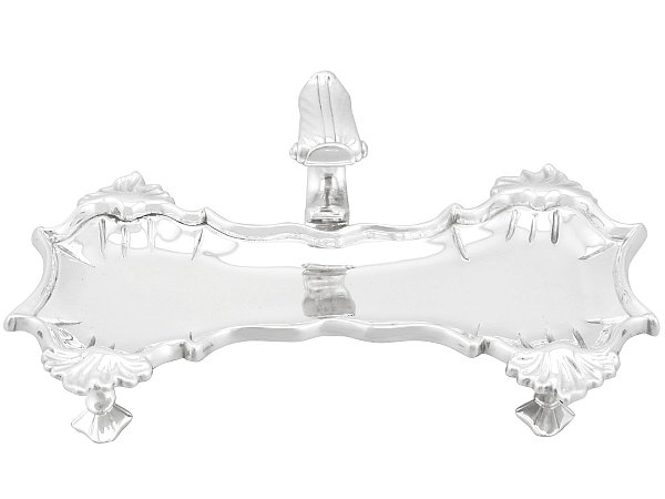 Georgian Silver Snuffer Tray