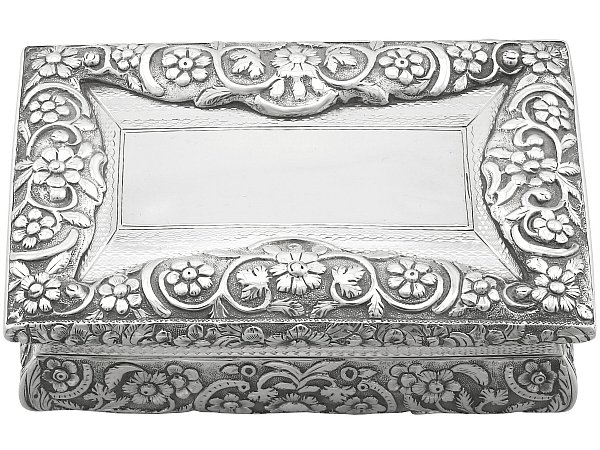Sterling Silver Snuff Box