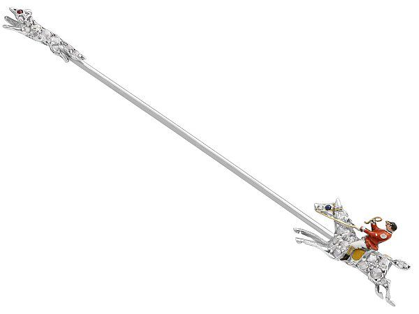 Fox Hunting Pin