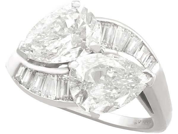 Pear Cut Diamond Ring