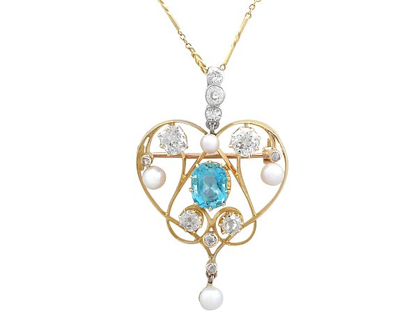 Blister Pearl Pendant in Gold