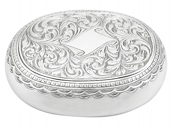 Sterling Silver Tobacco Box 