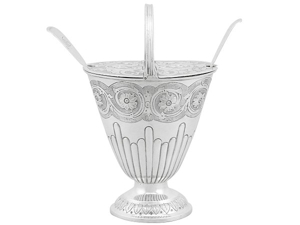 Novelty Silver Mustard Pot