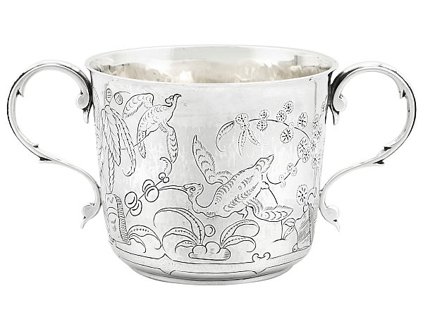 Silver Porringer for Sale
