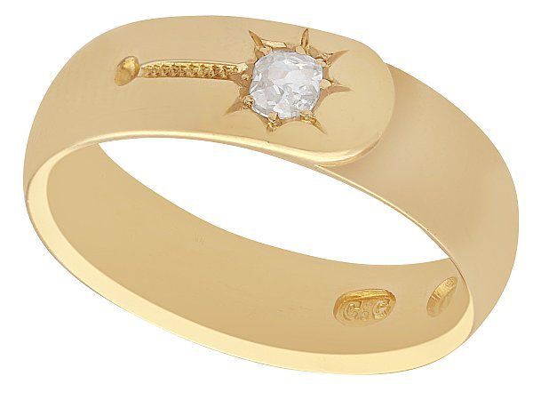 Victorian Diamond Wedding Band