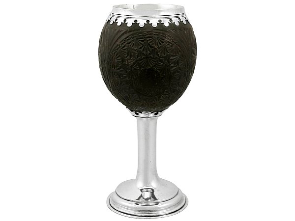 Antique Coconut Drinking Cup