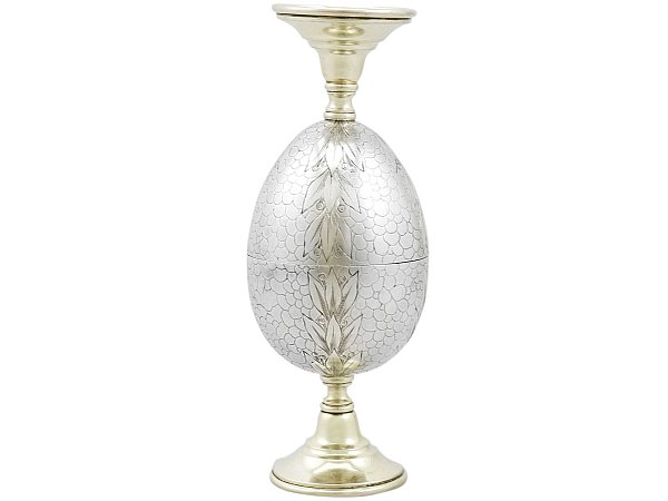 Russian Silver Egg Cups