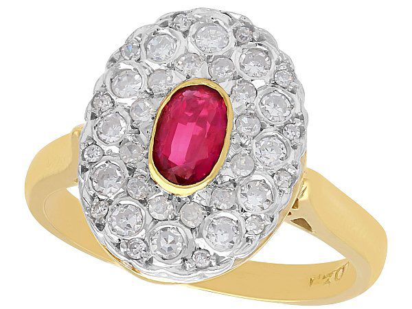 1950's Ruby and Diamond Ring