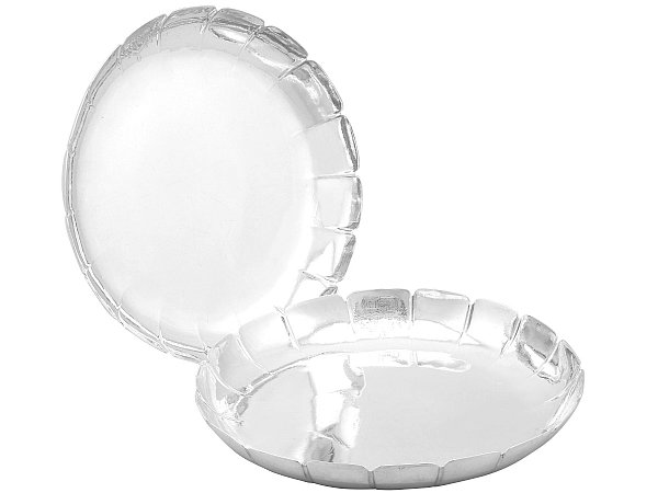 Silver Strawberry Dishes 