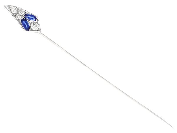 Diamond and Sapphire Pin