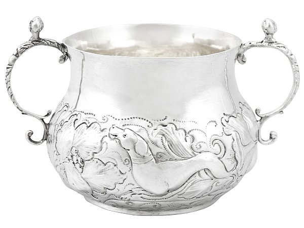 Silver Porringer for Sale