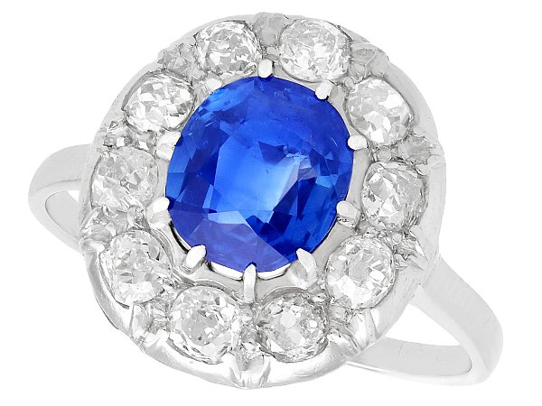 Unheated Sapphire Ring