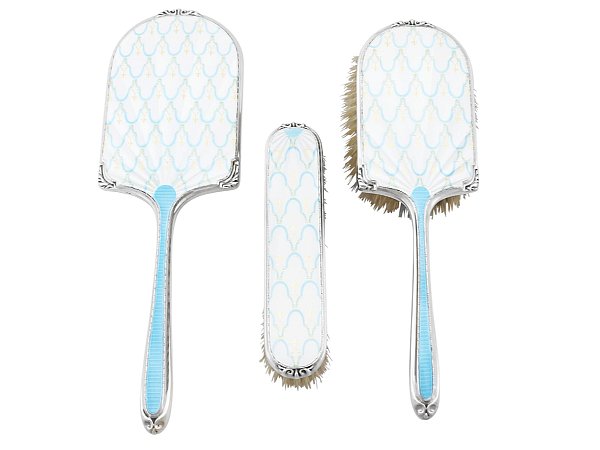 Enamel Dressing Table Set