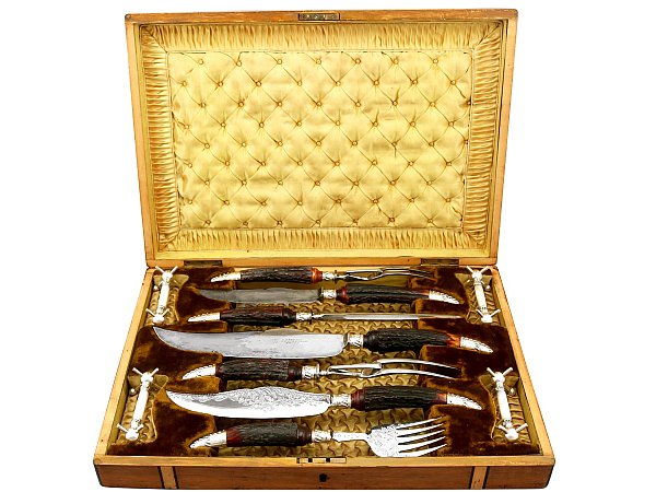 Antler Carving Set